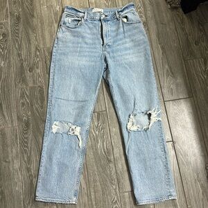 Abercrombie & Fitch 90’s Ultra High Rise Straight Jeans